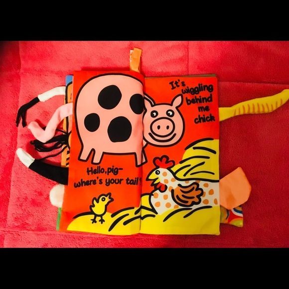 Soft Cloth Book Farm Tails - Picture 5 of 7